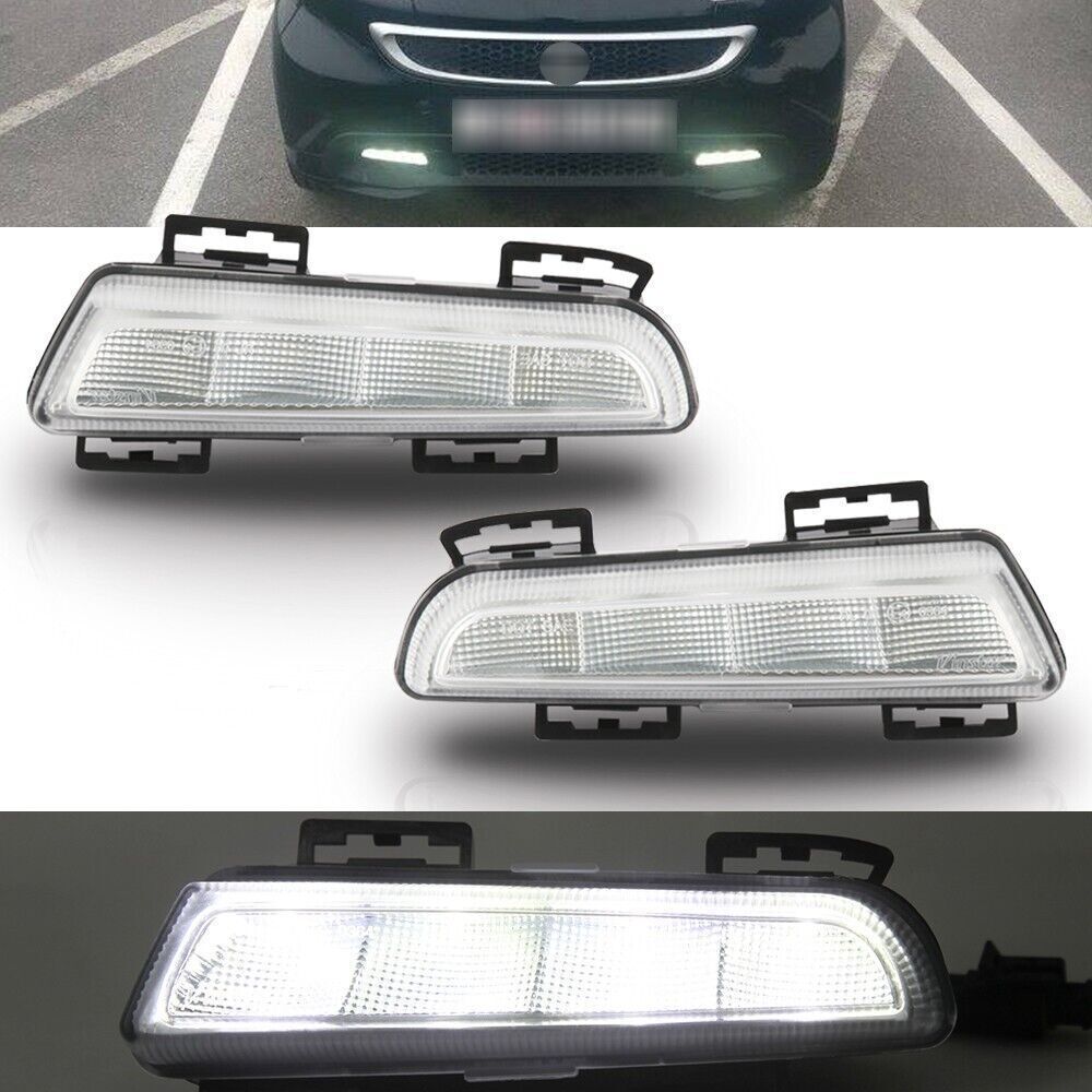 LED front fog light and daytime running light wiring kit for Smart Fortwo W451 13-15