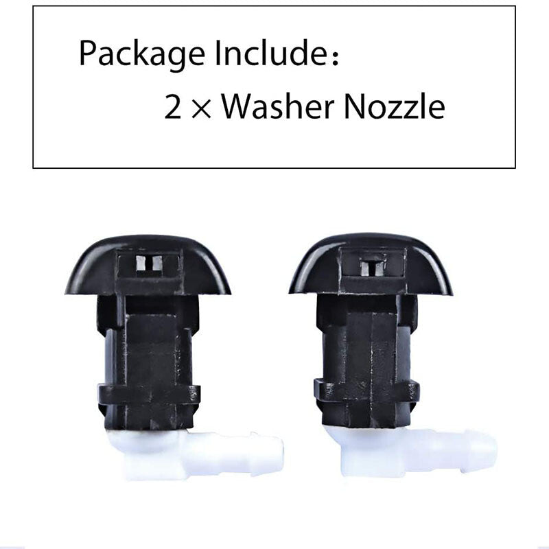 2-pack windshield wiper nozzles for Cadillac CTS STS SRX 15778747