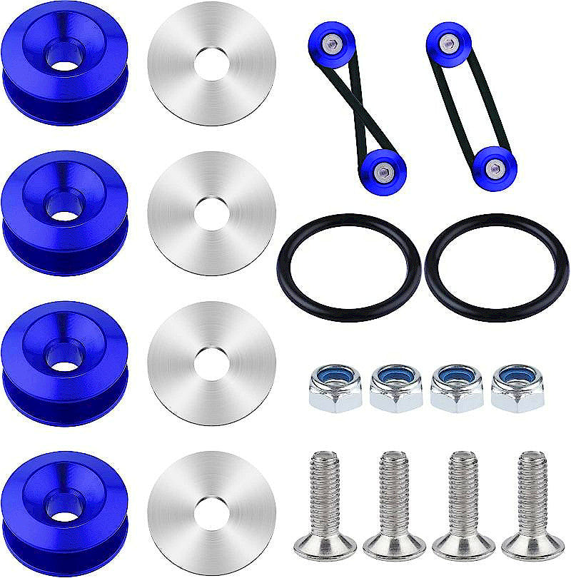 Car quick-release fastener bumper bracket front and rear trunk with mudguard clips JDM