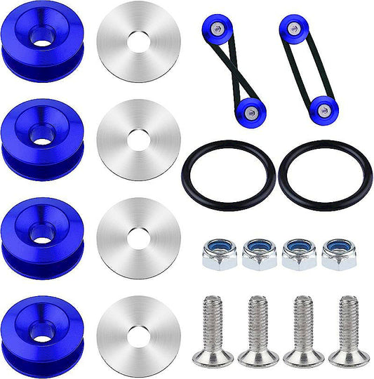 Car quick-release fastener bumper bracket front and rear trunk with mudguard clips JDM