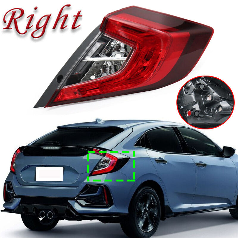 for Honda for Civic Hatchback 2017-2021 Right Car LED Rear Tail Light Warning Brake