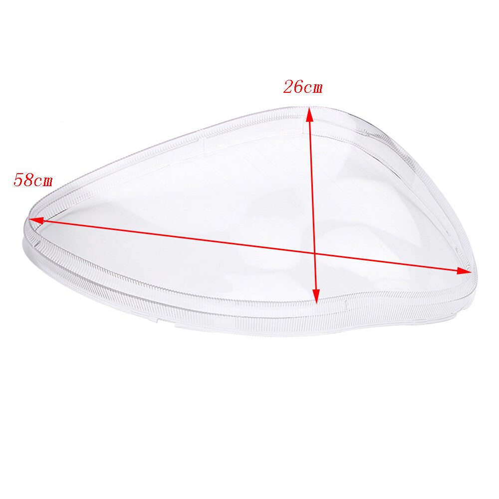 A pair of headlight lens cover replacement parts for Mercedes-Benz W220 S600 S500 S350 98-05